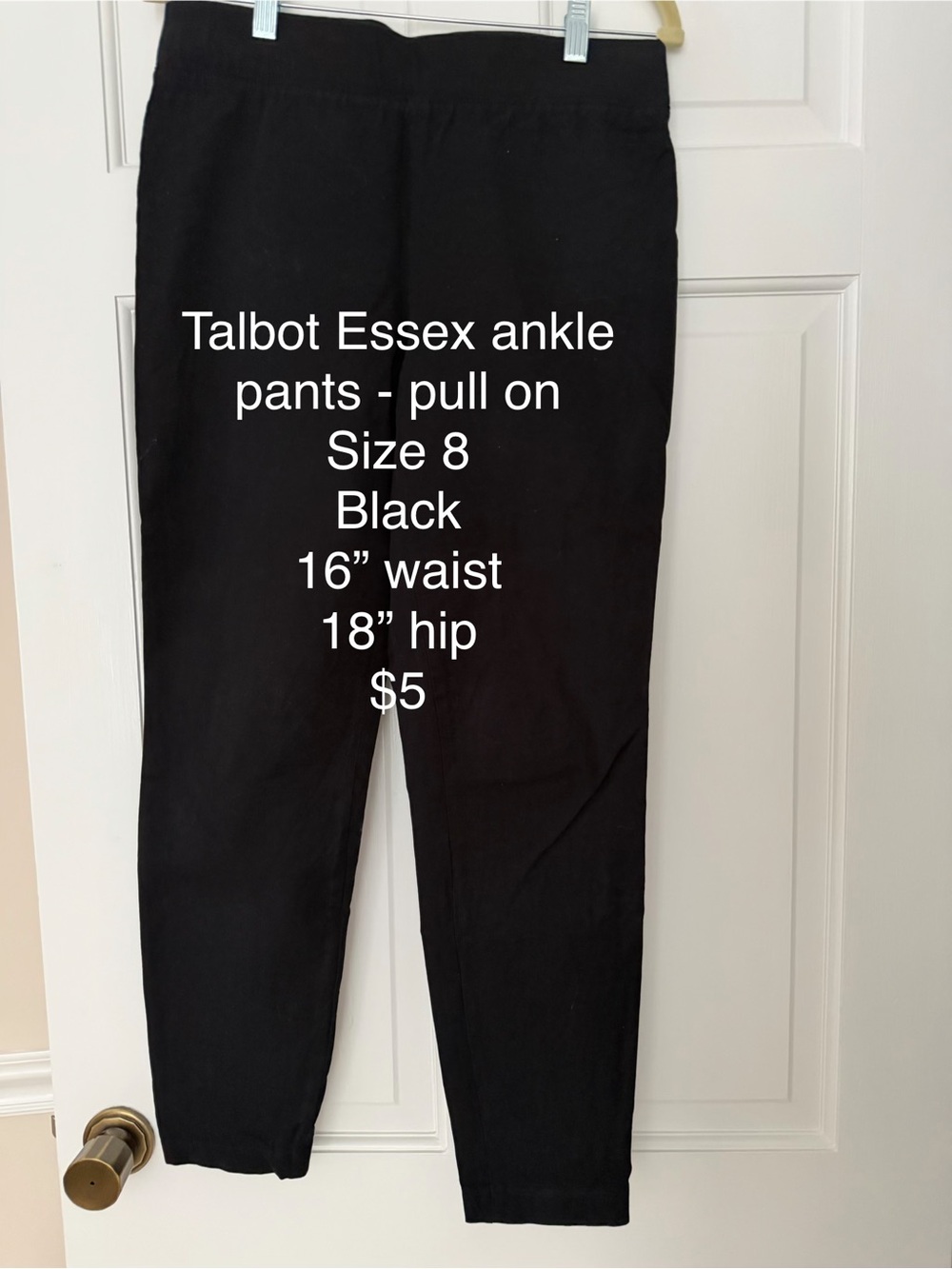 Talbots Black Women’s Pull-On Leggings